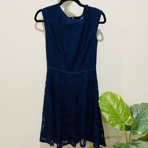 Stitch Fix Navy lace dress A-line, size 6